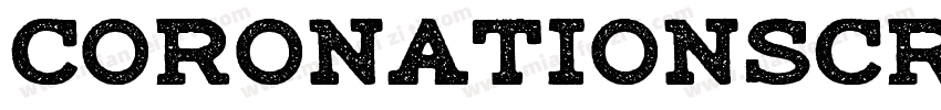CoronationScript Bol字体转换
